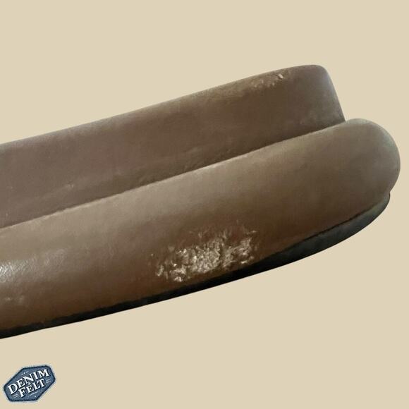 Fendi Brown Wide-Band Leather Zucca FF Logo Monogram Flat Slides | Size: 8 - Picture 15 of 16